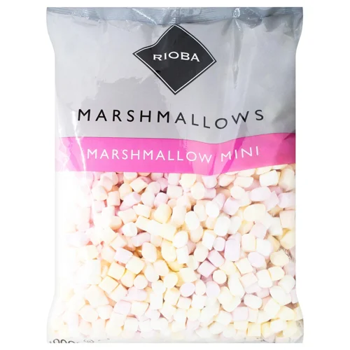 Маршмеллоу Rioba міні біло-рожеве 1кг