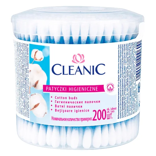 Палички ватні Cleanic Soft&Comfort 200шт