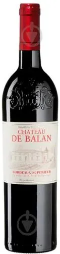 Вино червоне сухе Chateau De Balan 0,750