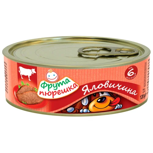 Пюре Фрута пюрешка Яловичина 120г
