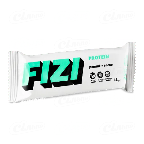 Батончик Fizi Peanut cacao протеїновий 45г