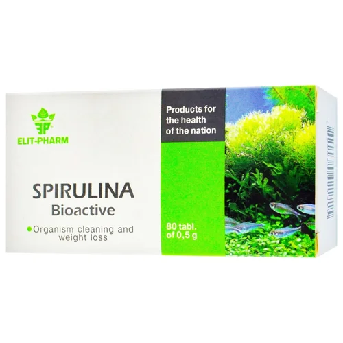 Таблетки Elit-pharm Спіруліна Біоактив 80шт