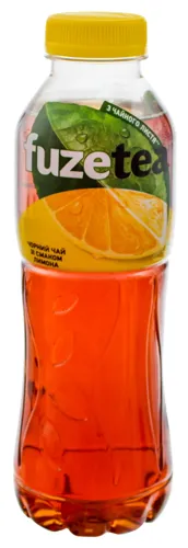 Чай холодний чорний зі смаком лимона Fuzetea 0.5л