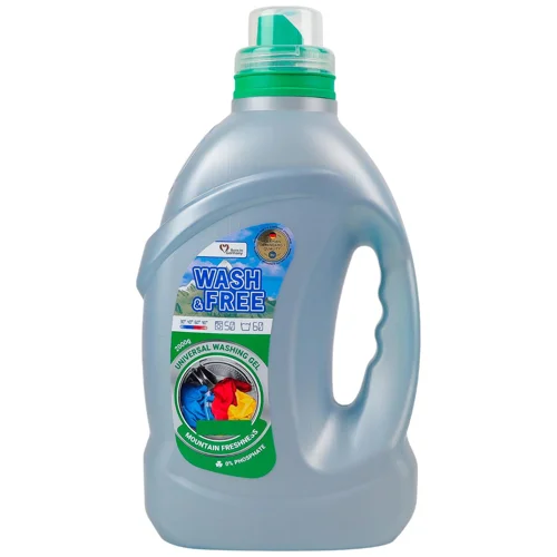 Гель для прання Wash&Free Гірська свіжість універсальний 2кг