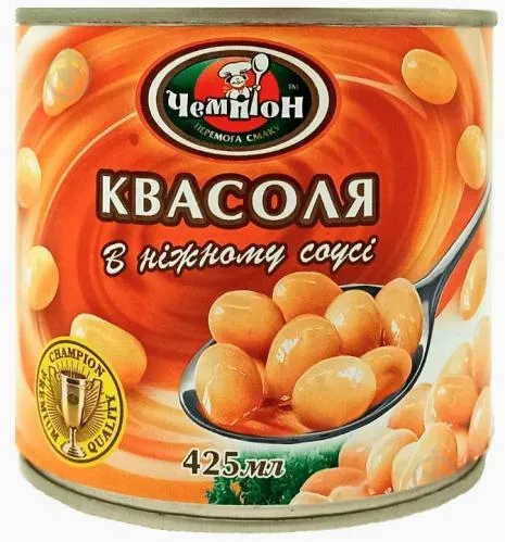Квасоля у ніжному соусі 425г