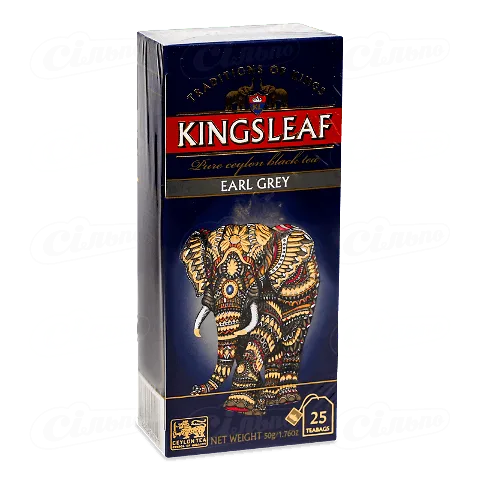 Чай чорний Kingsleaf Earl Grey, 25*2г