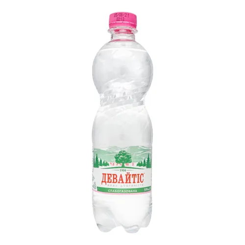 Вода мінеральна Девайтіс слабогазована 0,5л