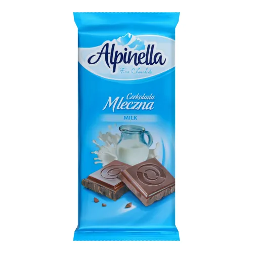 Шоколад молочний Alpinella м/у 90г