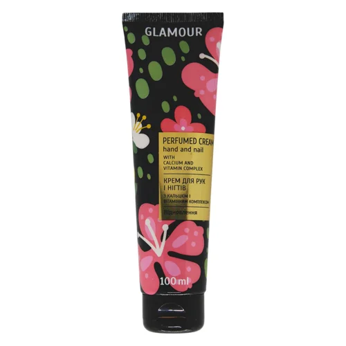 Крем для рук Мій каприз Glamour з кальцієм та вітамінним комплексом 100мл