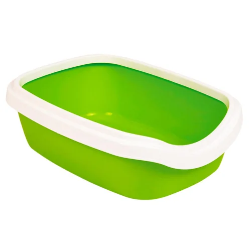 Туалет для котів Природа Comfort M 41х30х13см лаймовий