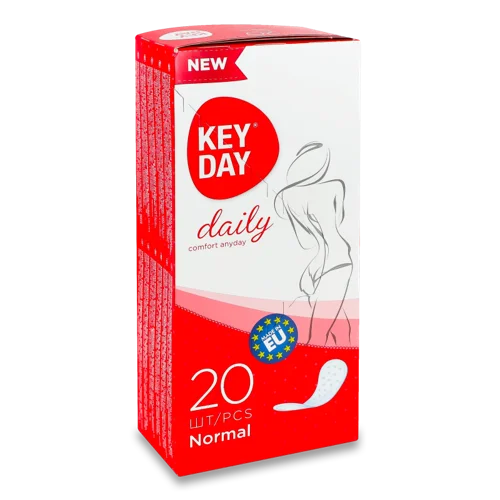 Гігієнічні Прокладки Щоденні Normal Key Day, 20 шт