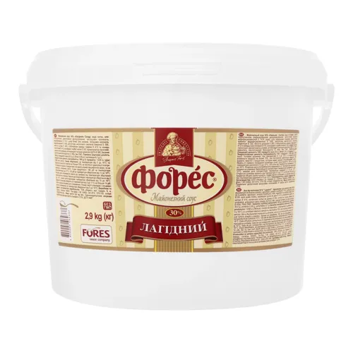 Майонезний соус 30% Лагідний Форес відро 2.9кг