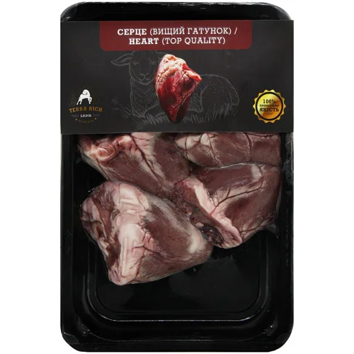 Серце Terra Rich ягняти заморожене 495г