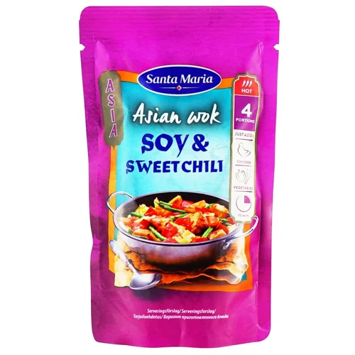 Соус соєвий Santa Maria Asian Wok солодкий чилі до страв вок 150г