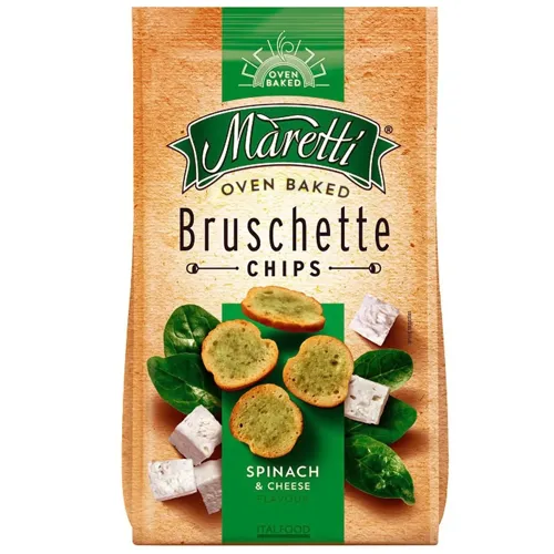 Брускети Maretti зі смаком шпинат-сир 70г