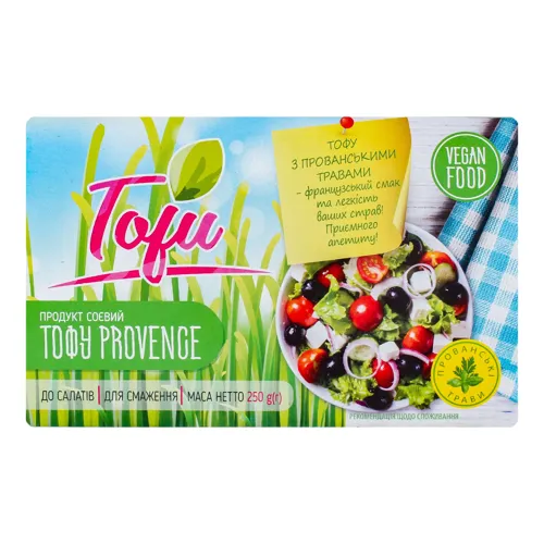 Продукт соєвий Тофу Provence Шинкар Агро 250г
