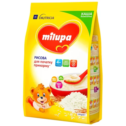 Каша Milura рисова безмолочна 170г