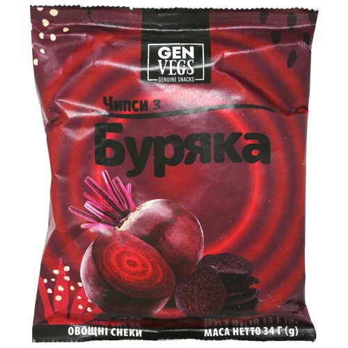 Чіпси з буряка (Наш імпорт) 34 г