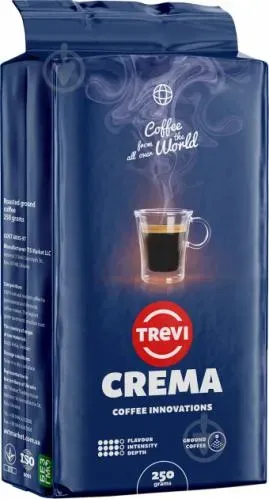 Кава мелена CREMA 250г. ТМ TREVI