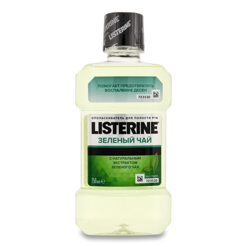 Ополіскувач Для Ротової Порожнини Зелений Чай Listerine, Пластикова Пляшка 250мл