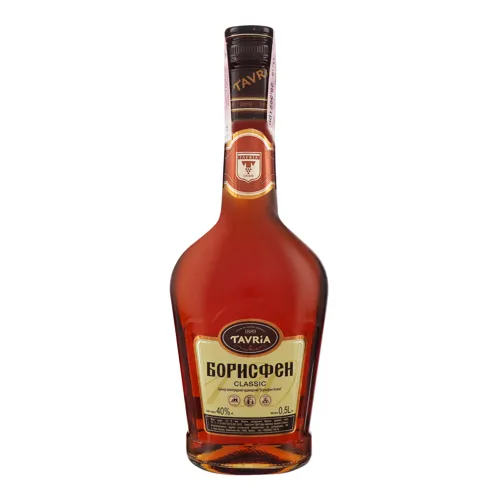 Бренді 0.5л 40% Classic Борисфен пл