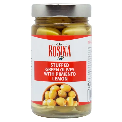 Оливки Rosina фаршировані лимоном 170г