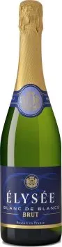 Вино ігристе Elysee Blanc De Blancs Brut біле брют 0.75л 10.5%