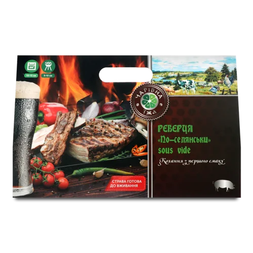 Реберця Варено-Копчені По-Селянськи, 1 кг