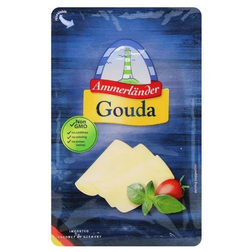 Сир Ammerlаnder Гауда нарізаний 48% 200г