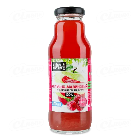 Сік Sims Juice яблучно-малиновий, 300мл