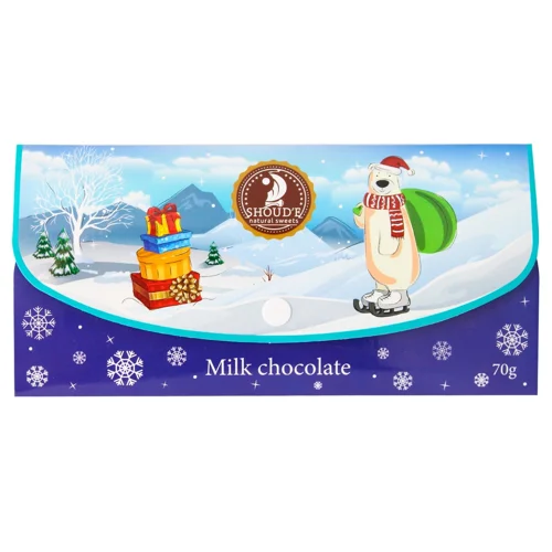 Шоколад молочний Shoud'e Клатч 70г