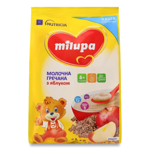 Каша гречана Milupa молочна суха з яблуком