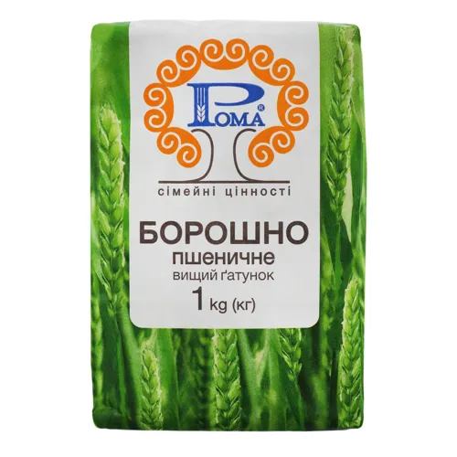 Борошно пшеничне Рома м/у 1кг