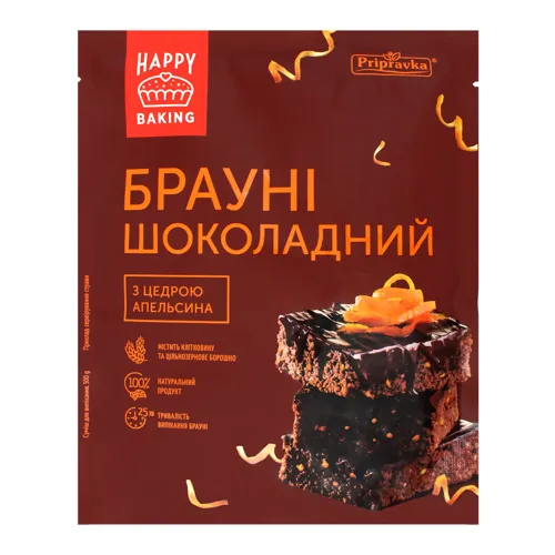 Суміш для випікання Брауні шоколадний Pripravka м/у 300г