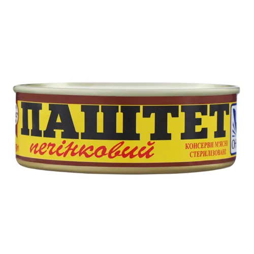 Паштет печінковий Онисс з залізній банці 240г