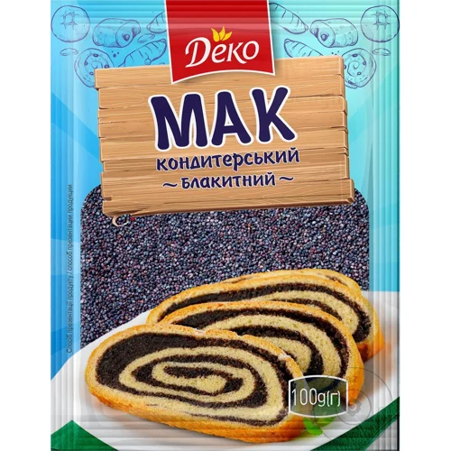 Мак Deko блакитний 100г