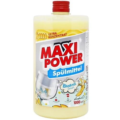 Засіб для миття посуду Maxi Power Банан запаска 1л