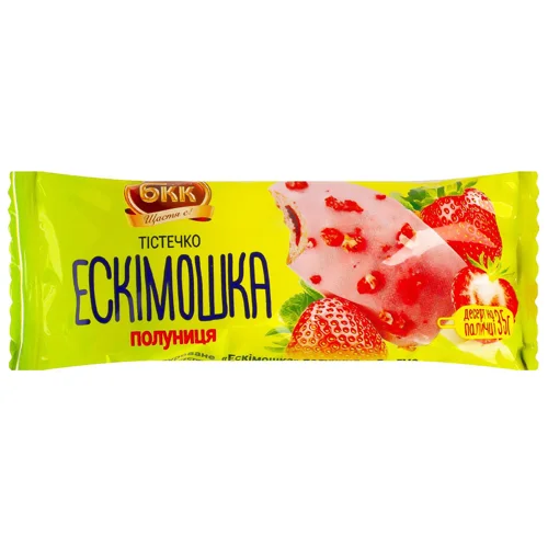Тістечко БКК Ескімошка полуниця 35г