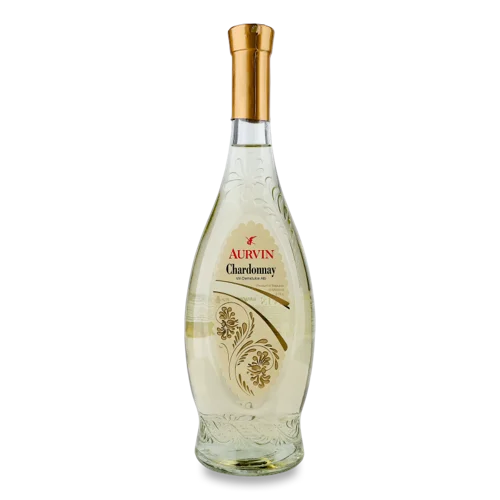 Вино Біле Напівсолодке Шардоне Aurvin, 0.75л, п/пл