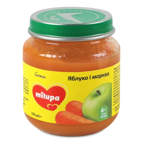 Пюре Milupa яблуко і морква