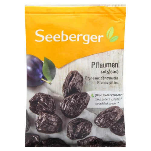 Сливи Seeberger Екстра сушені без кісточки 125г