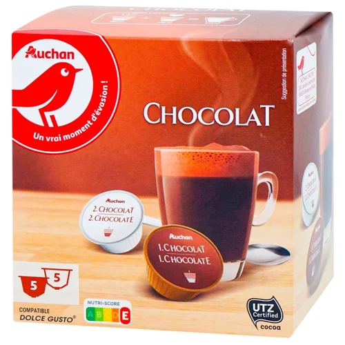 Шоколад Auchan Dolce Gusto в капсулах 10шт*14,8г