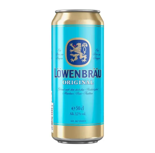 Пиво Lowenbrau Original світле 5,1% з залізної банки, 0,5л