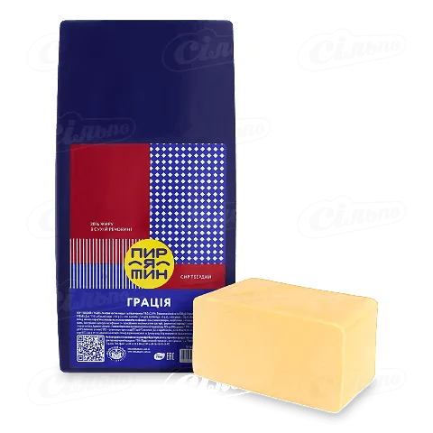 Сир «Пирятин» «Грація» 20%, 1кг