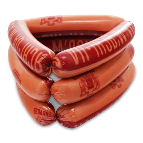 Сосиски М'ясні Варені Бердянський М'ясокомбінат, кг