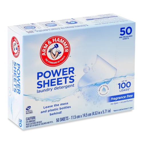 Серветки Для Прання Без Запаху Arm&Hammer, 50шт