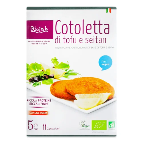 Продукт Liveg Вег Котлета з тофу і сейтан 160 г