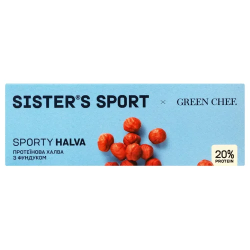 Халва Green Chef Протеїнова з фундуком 45г
