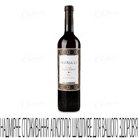Вино Iveriuli Оджалеши червоне напівсолодке, 0,75л