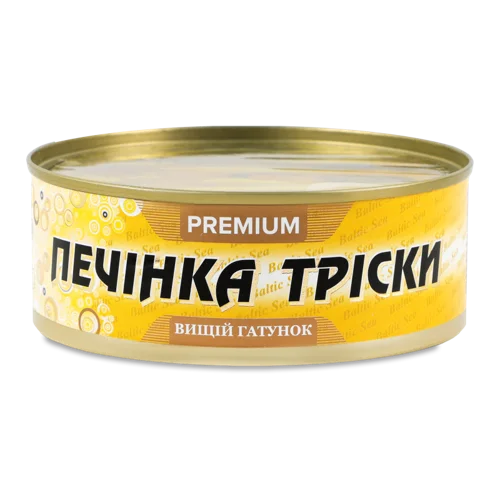 Печінка Тріски Вищого Ґатунку Baltic Sea В/ґ Залізна Банка 230г